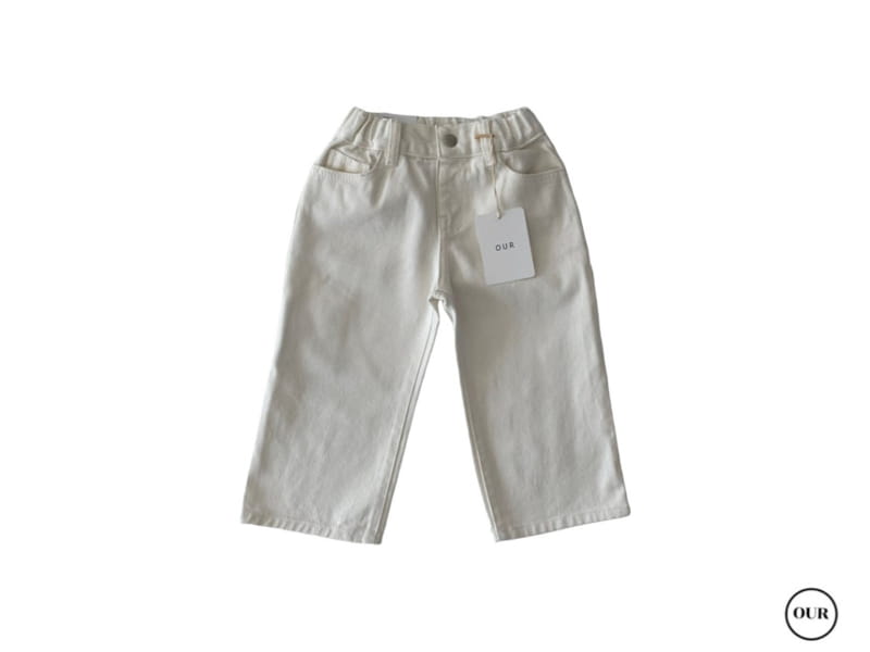 Our - Korean Children Fashion - #kidsshorts - Pocket White Jeans