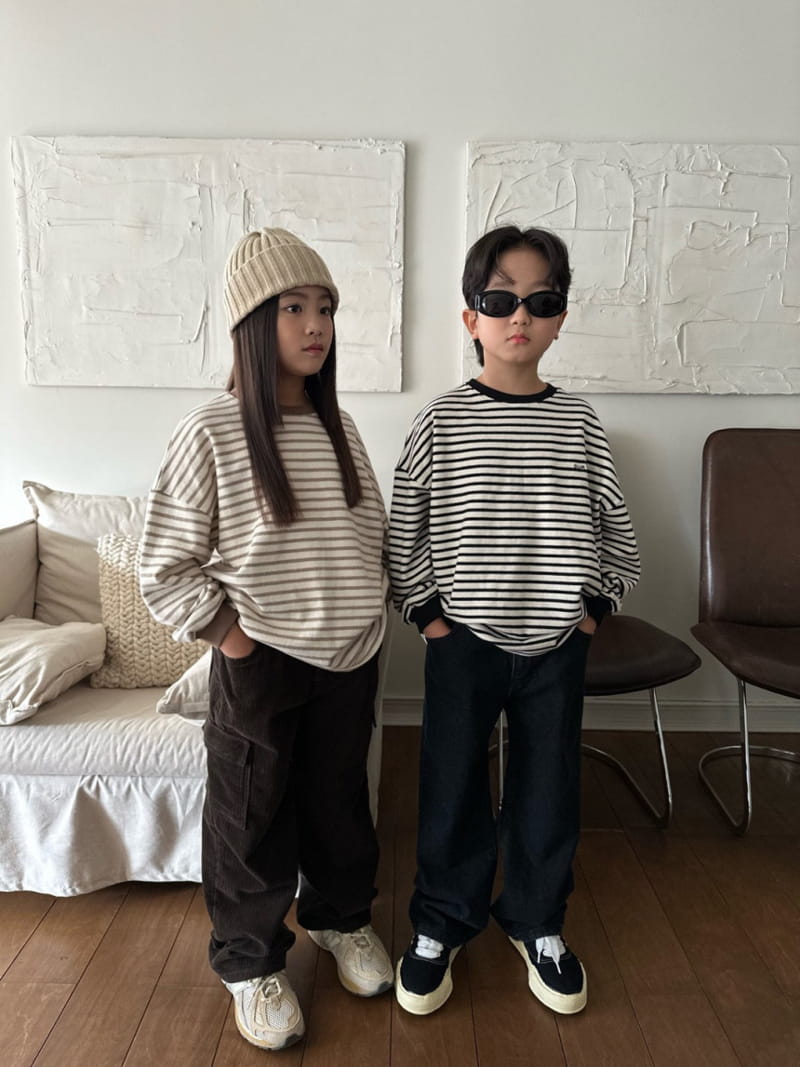 Our - Korean Children Fashion - #kidzfashiontrend - Pottery Stripes Tee - 10