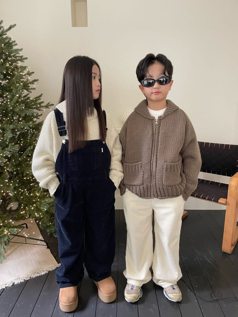 Our - Korean Children Fashion - #magicofchildhood - Heavy Sweater Zip-up - 9