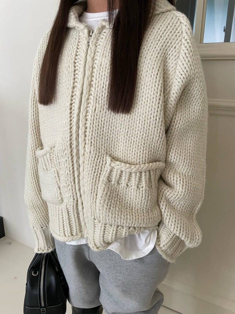 Our - Korean Children Fashion - #prettylittlegirls - Heavy Sweater Zip-up - 11