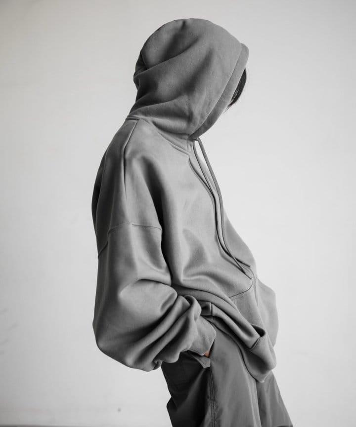 Paper Moon - Korean Women Fashion - #momslook - super oversized padded shouder detail full zipped hoodie - 5