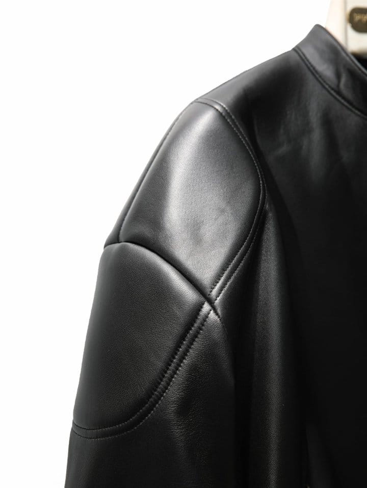 Paper Moon - Korean Women Fashion - #momslook - LUX oversized lambskin leather racer biker jacket - 11