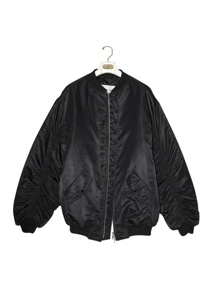 Paper Moon - Korean Women Fashion - #momslook - super oversized two way zipper MA ~ 1 bomber jacket - 11