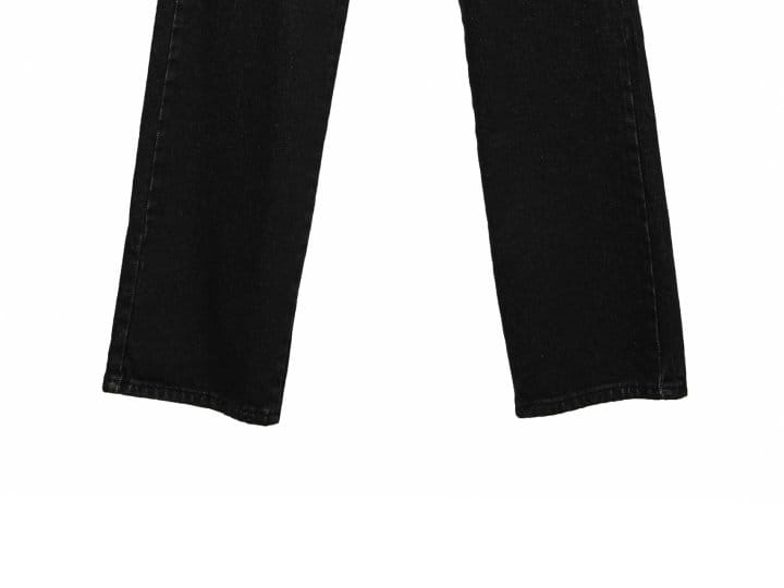 Paper Moon - Korean Women Fashion - #momslook - washed black denim low ~ rise pocket cargo jeans - 11