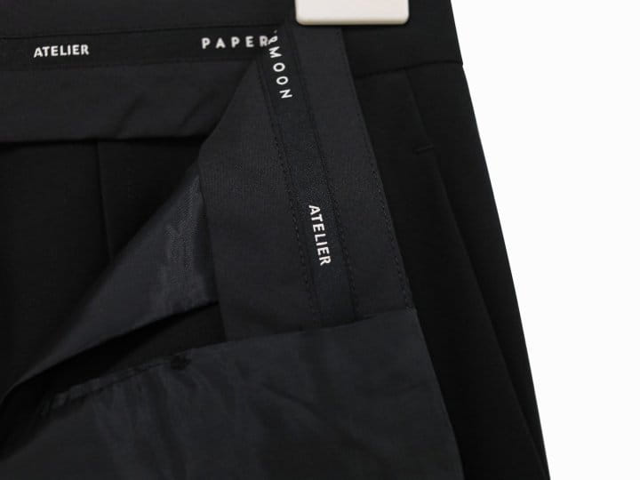 Paper Moon - Korean Women Fashion - #momslook - low waisted double pleats wide trousers - 11