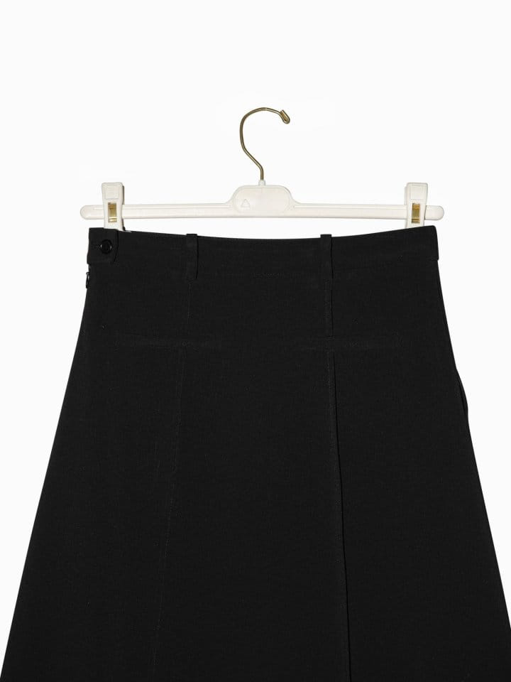 Paper Moon - Korean Women Fashion - #momslook - pin ~ tuck detail maxi flared skirt - 7