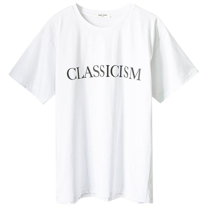 Paper Moon - Korean Women Fashion - #momslook - premium CLASSICISM print t ~ shirt - 3