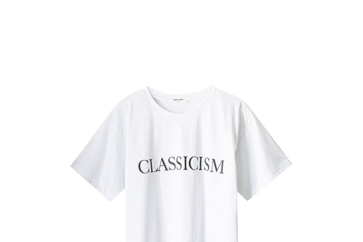 Paper Moon - Korean Women Fashion - #momslook - premium CLASSICISM print t ~ shirt - 5