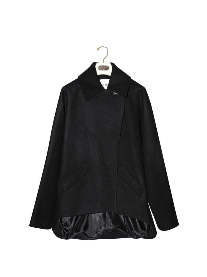 Paper Moon - Korean Women Fashion - #momslook - LUX oversized wool cocoon pea coat - 8