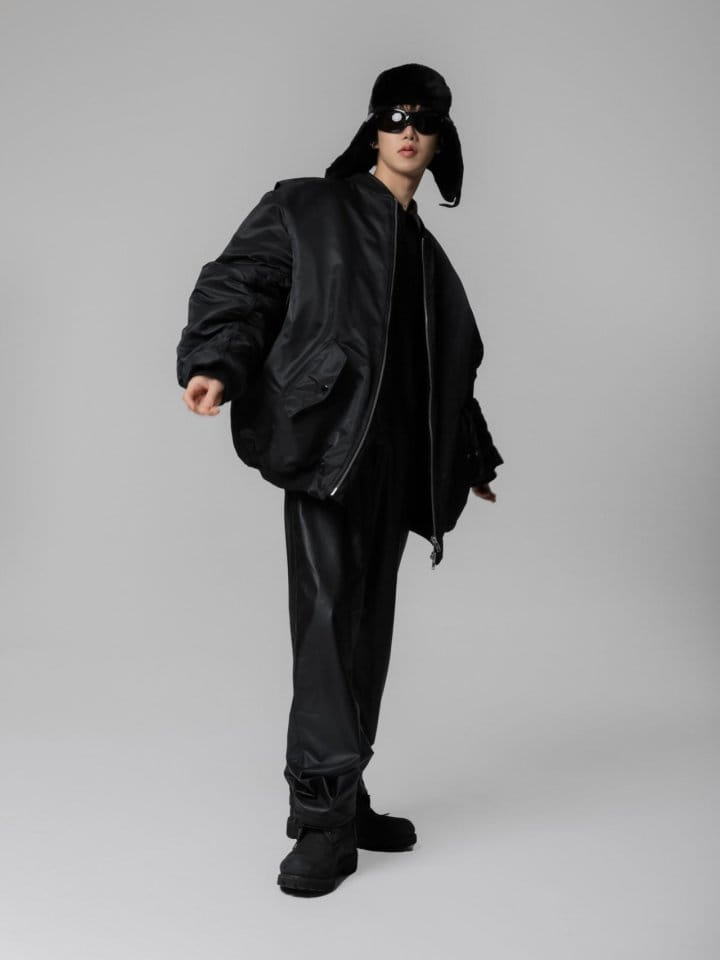 Paper Moon - Korean Women Fashion - #restrostyle - super oversized two way zipper MA ~ 1 bomber jacket - 2