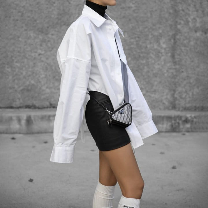 Paper Moon - Korean Women Fashion - #restrostyle - bodysuit detail button down shirt