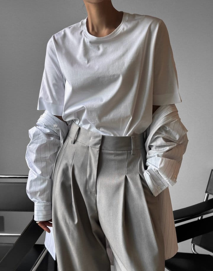 Paper Moon - Korean Women Fashion - #womensfashion - LUX silket basic t ~ shirt - 2