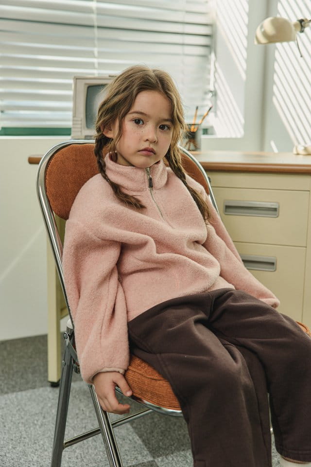 Peanut - Korean Children Fashion - #childofig - Cloud Half Zip-up - 11