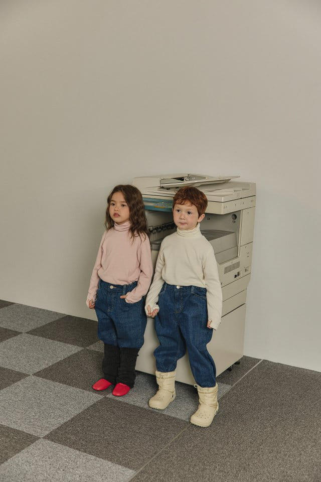 Peanut - Korean Children Fashion - #kidsshorts - Na Fleece Denim - 4
