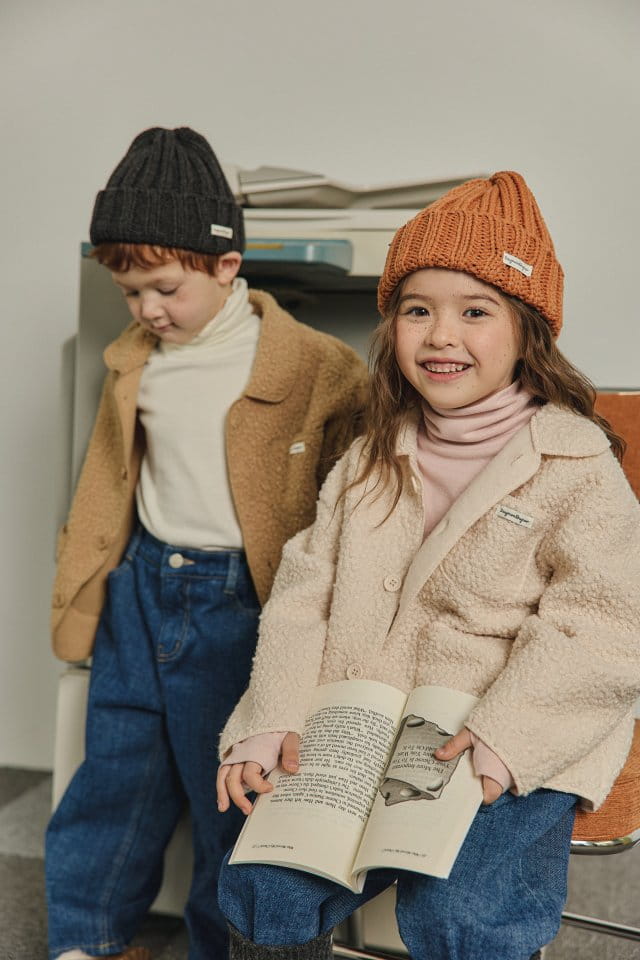 Peanut - Korean Children Fashion - #todddlerfashion - Poodle Cardigan - 2