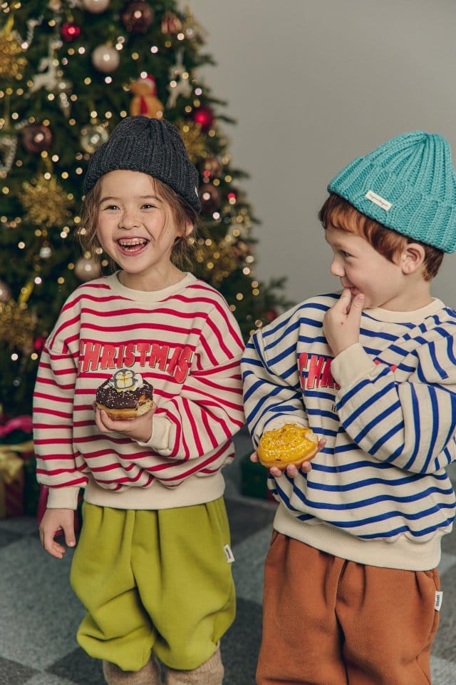 Peanut - Korean Children Fashion - #todddlerfashion - Holiday Sweatshirt - 4