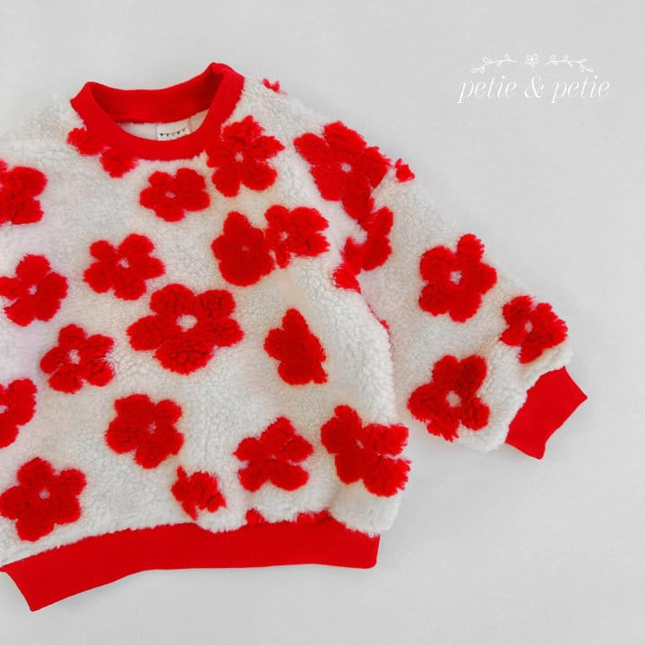 Petit & Petit - Korean Children Fashion - #designkidswear - Flower Sweatshirt - 2