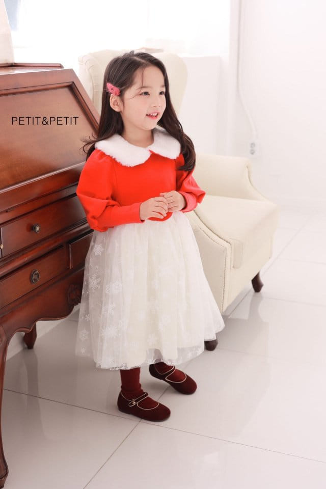 Petit & Petit - Korean Children Fashion - #kidsshorts - Collar Princess One-piece - 3