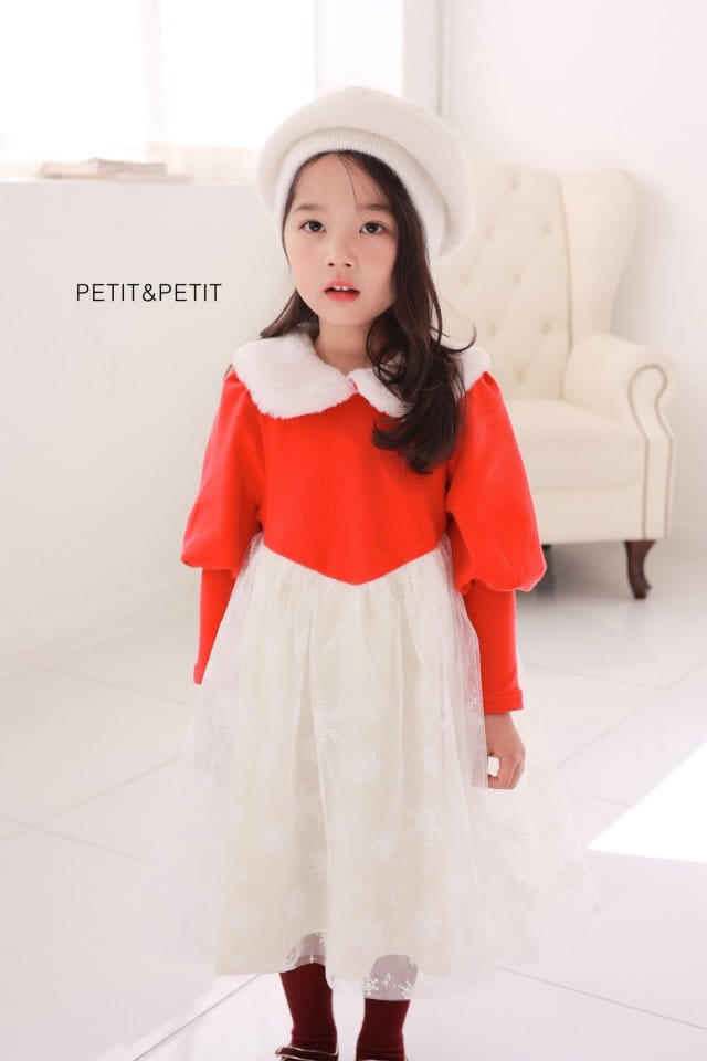 Petit & Petit - Korean Children Fashion - #kidsshorts - Collar Princess One-piece - 4