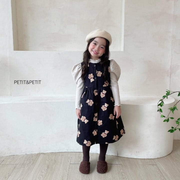 Petit & Petit - Korean Children Fashion - #kidsstore - Bear Bonding One-piece