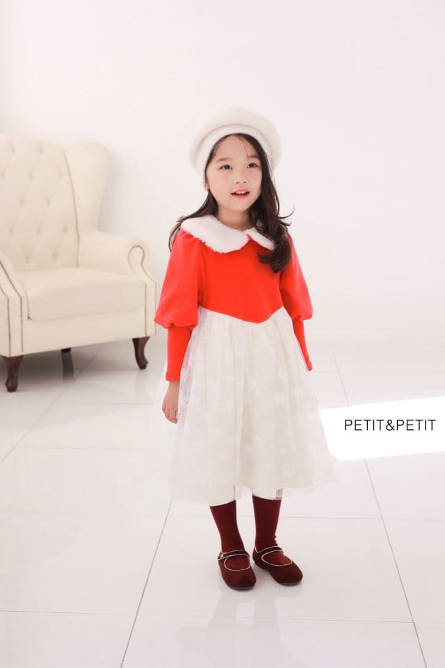 Petit & Petit - Korean Children Fashion - #kidzfashiontrend - Collar Princess One-piece - 5