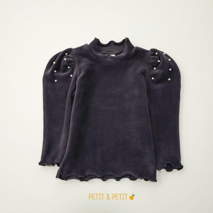Petit & Petit - Korean Children Fashion - #littlefashionista - Pearl Puff Tee - 3