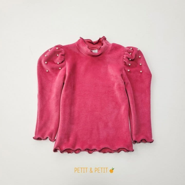 Petit & Petit - Korean Children Fashion - #littlefashionista - Pearl Puff Tee - 4
