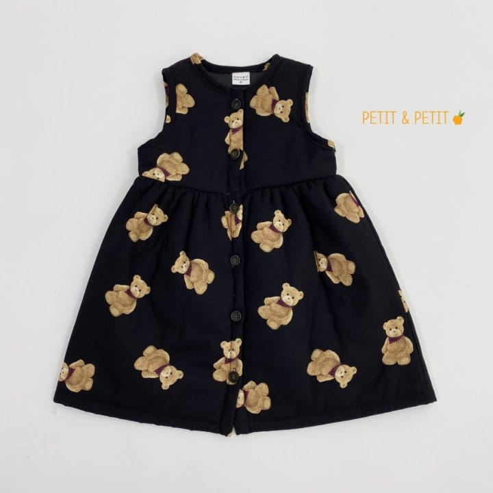Petit & Petit - Korean Children Fashion - #prettylittlegirls - Bear Bonding One-piece - 7