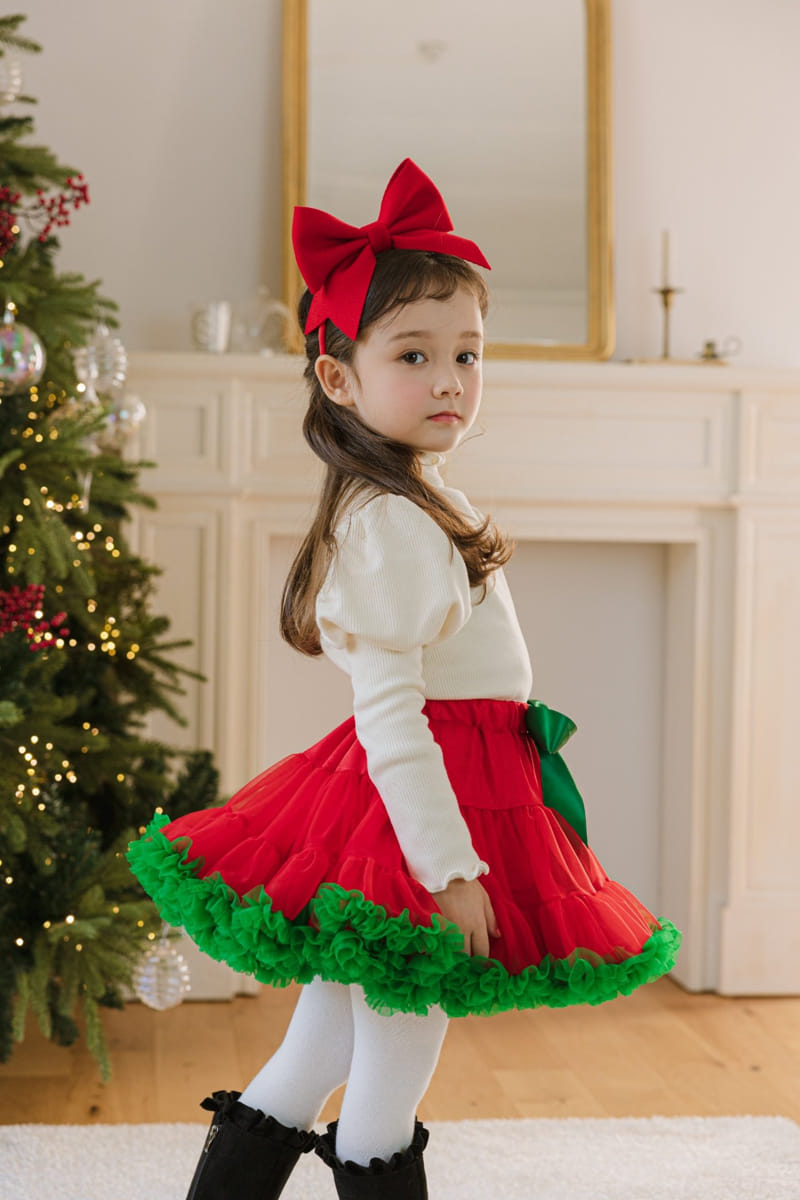 Pink Berry - Korean Children Fashion - #todddlerfashion - Fleece Rib Tee - 5