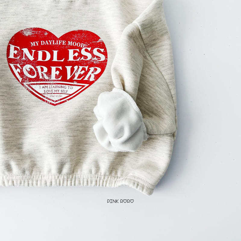 Pink Roro - Korean Children Fashion - #childofig - Heart Fleece Sweatshirt - 2