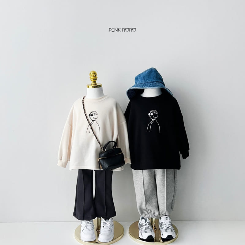Pink Roro - Korean Children Fashion - #childofig - Matilda Overfit Fleece Tee - 10
