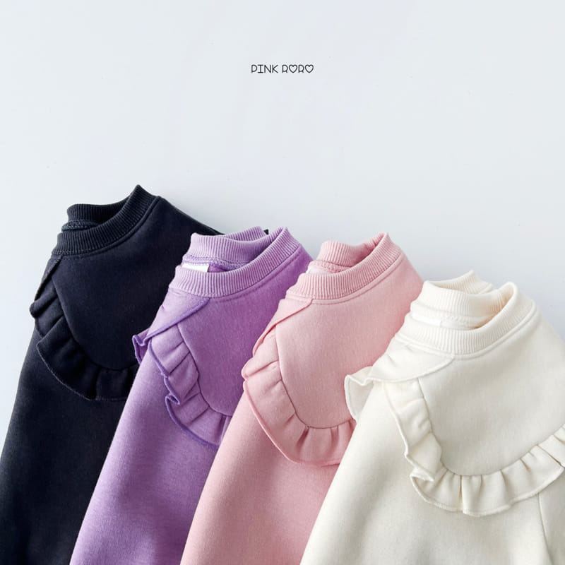 Pink Roro - Korean Children Fashion - #childofig - Flower Sweatshirt