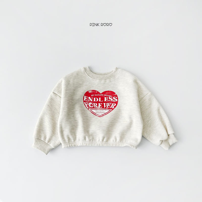 Pink Roro - Korean Children Fashion - #childrensboutique - Heart Fleece Sweatshirt - 4