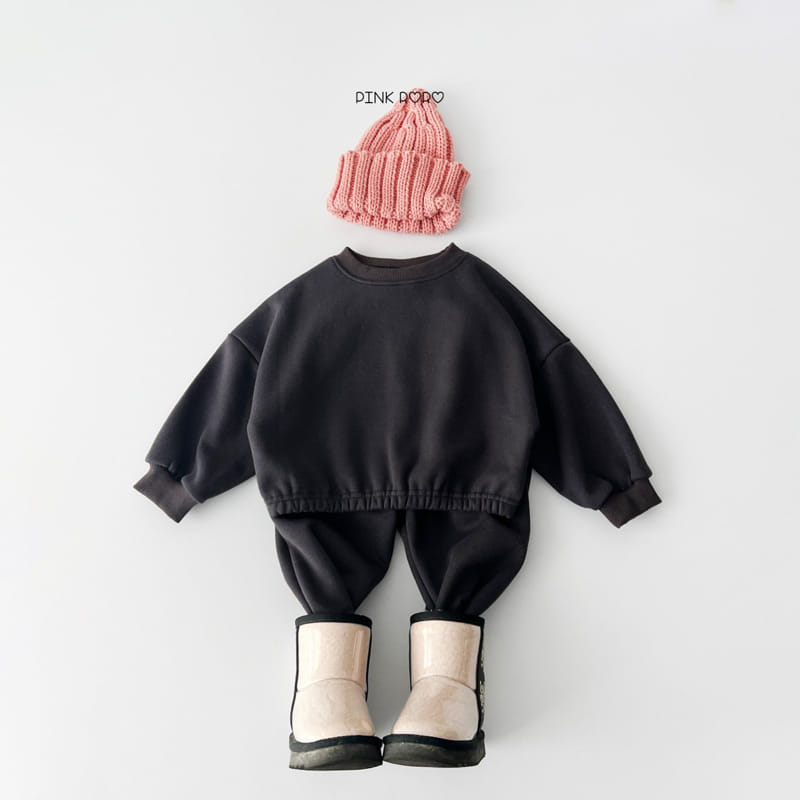 Pink Roro - Korean Children Fashion - #fashionkids - Idol Fleece Top Bottom Set - 11