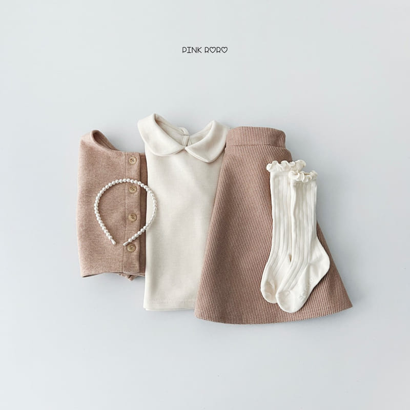 Pink Roro - Korean Children Fashion - #fashionkids - Alice Check Skirt - 8