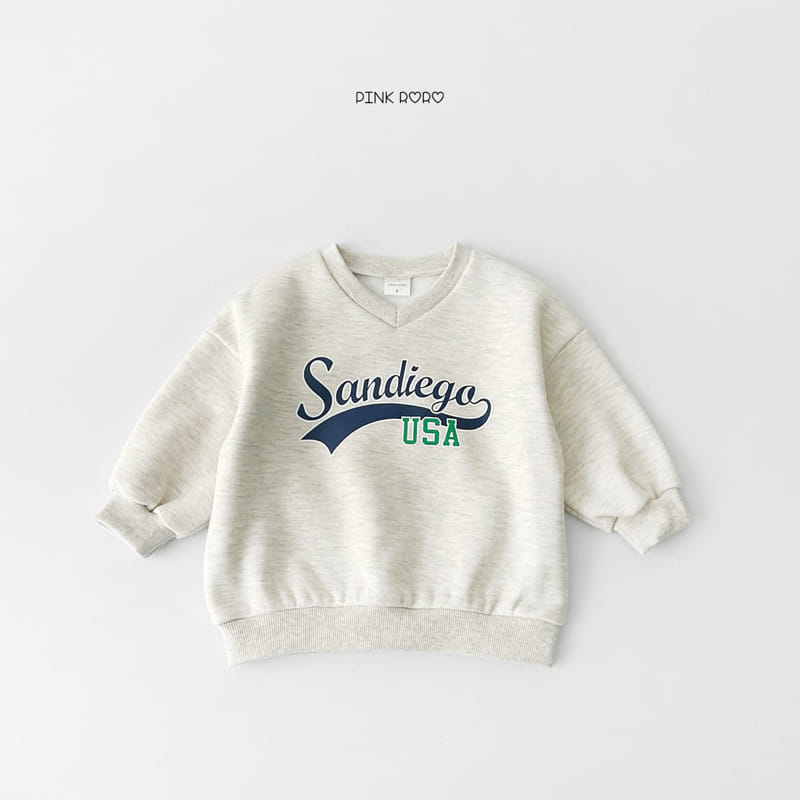 Pink Roro - Korean Children Fashion - #fashionkids - Sandiego V Neck Fleece Sweatshirt - 4