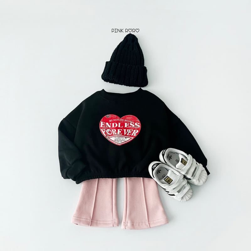 Pink Roro - Korean Children Fashion - #kidsstore - Heart Fleece Sweatshirt - 8