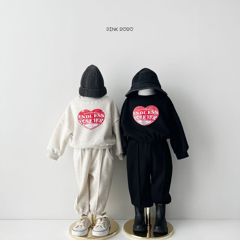 Pink Roro - Korean Children Fashion - #kidzfashiontrend - Heart Fleece Sweatshirt - 9