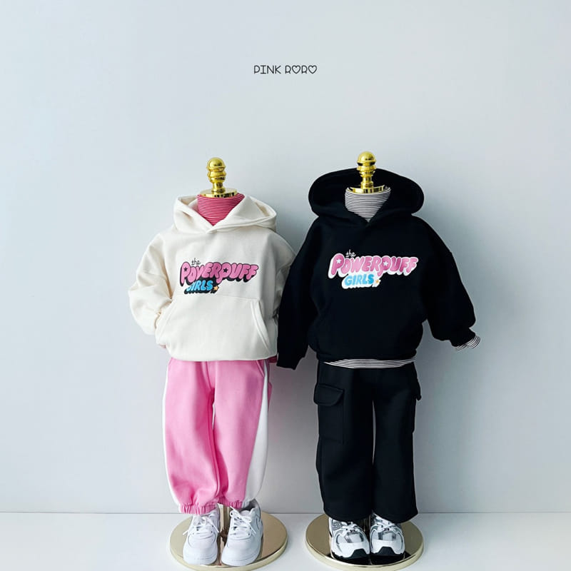 Pink Roro - Korean Children Fashion - #littlefashionista - Power Puff Girl Hoody Tee - 10