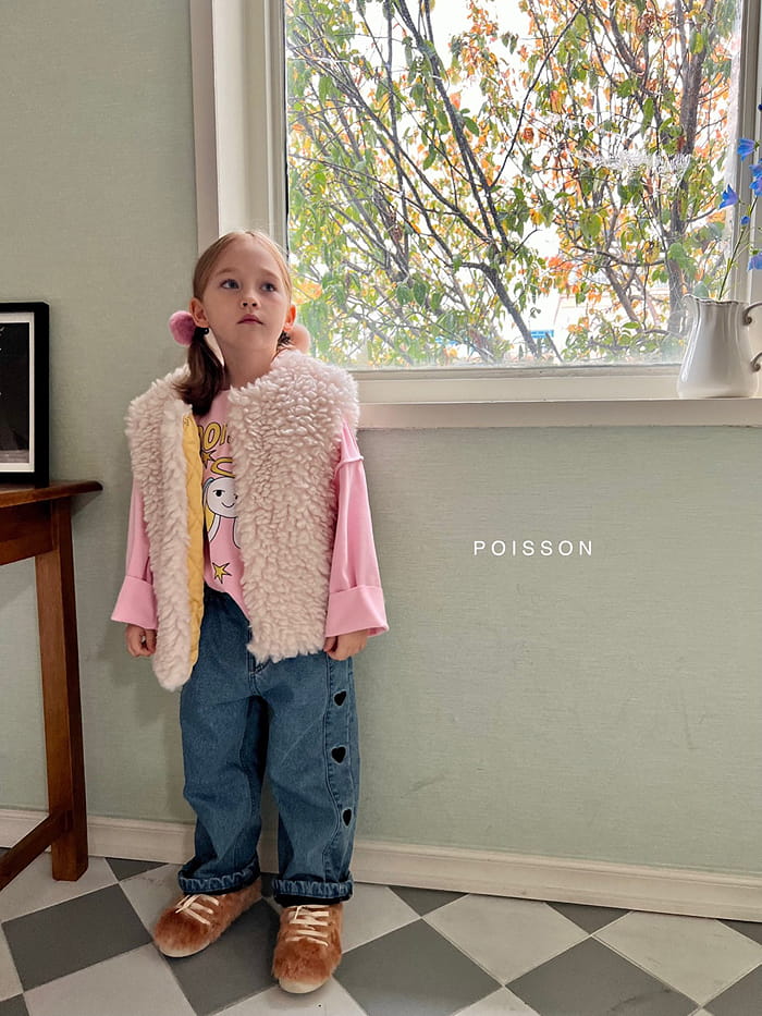 Poisson - Korean Children Fashion - #Kfashion4kids - Kitch Heart Jeans - 11