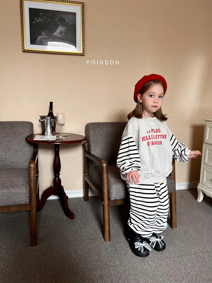 Poisson - Korean Children Fashion - #childofig - Amor Sweatshirt