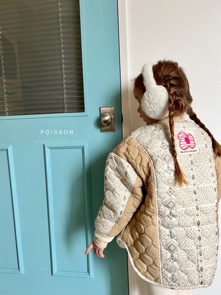 Poisson - Korean Children Fashion - #childofig - Paisely Padding Jacket - 4