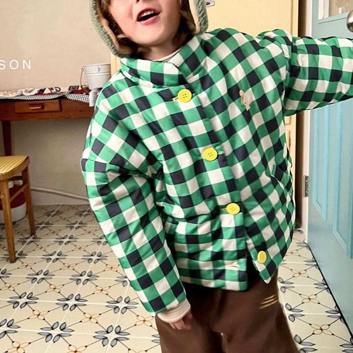 Poisson - Korean Children Fashion - #childrensboutique - Ber De Padding Jacket