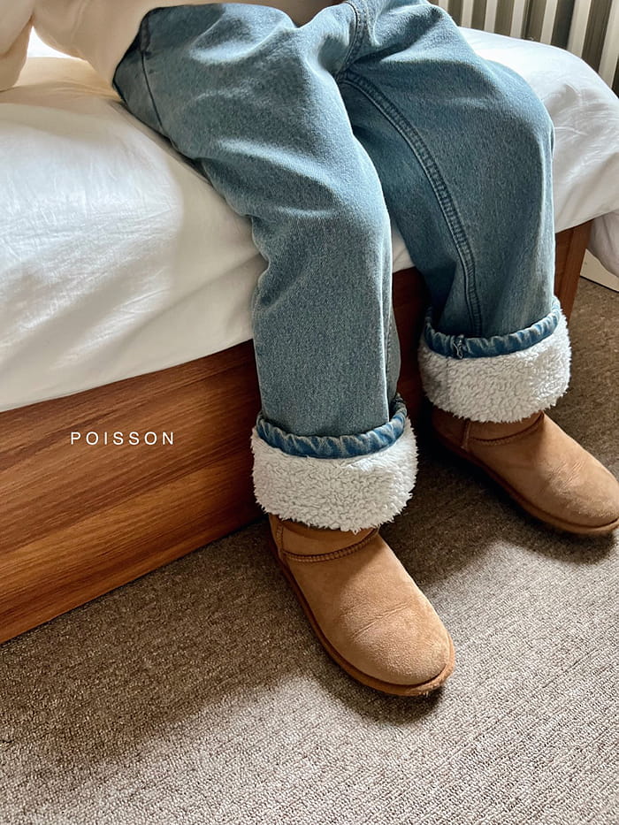 Poisson - Korean Children Fashion - #childrensboutique - Dumble Roll-up Jeans - 5