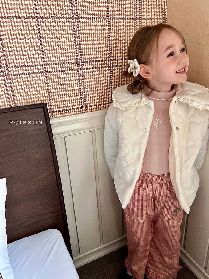 Poisson - Korean Children Fashion - #childrensboutique - Heart Padding Jacket - 11