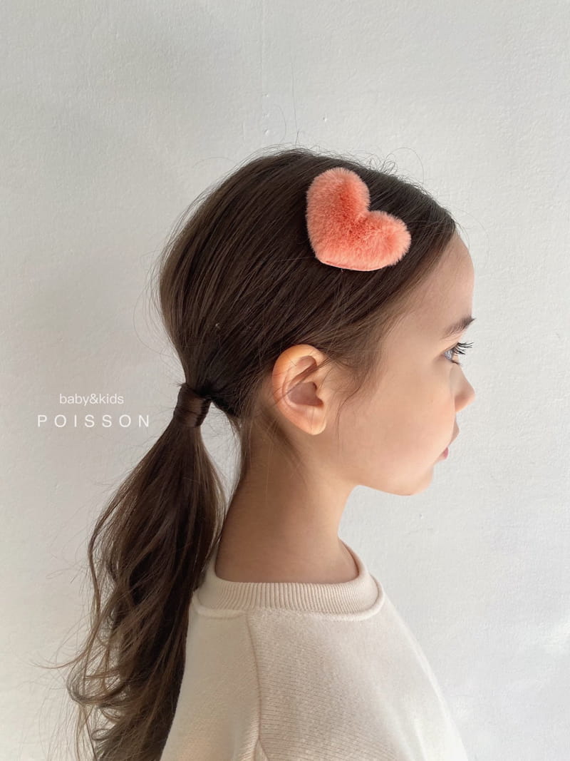 Poisson - Korean Children Fashion - #childrensboutique - Mi Heart Hairpin - 5