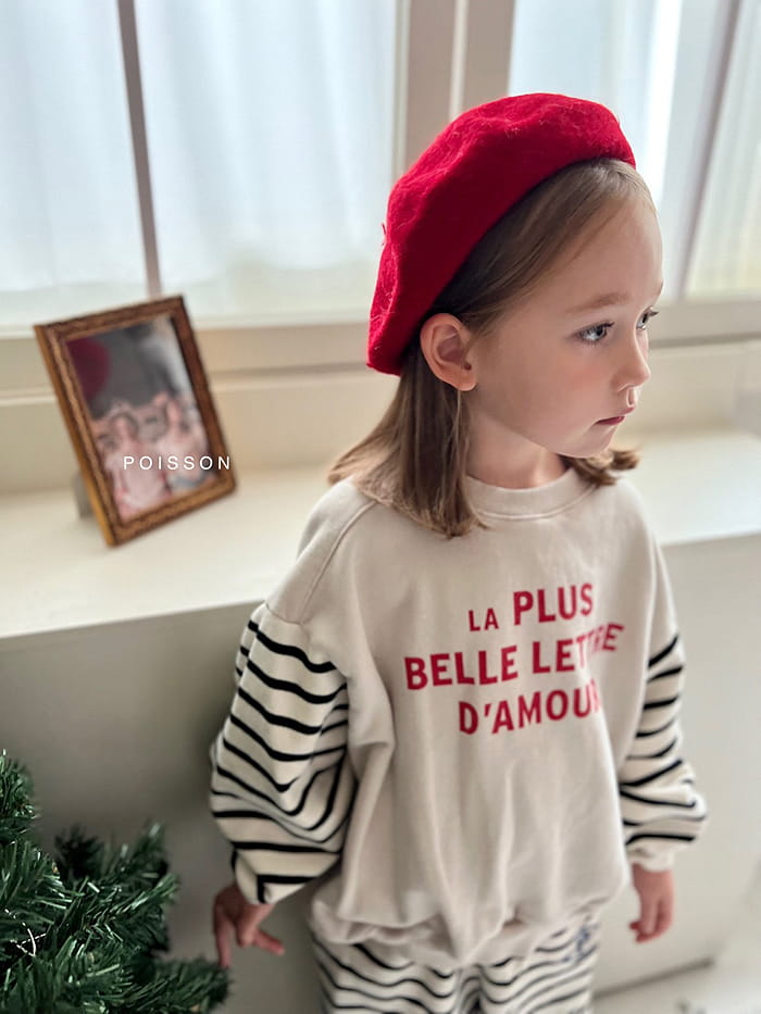 Poisson - Korean Children Fashion - #childrensboutique - Amor Sweatshirt - 4