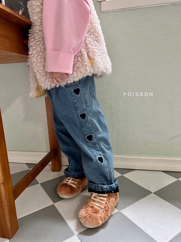 Poisson - Korean Children Fashion - #discoveringself - Kitch Heart Jeans - 6