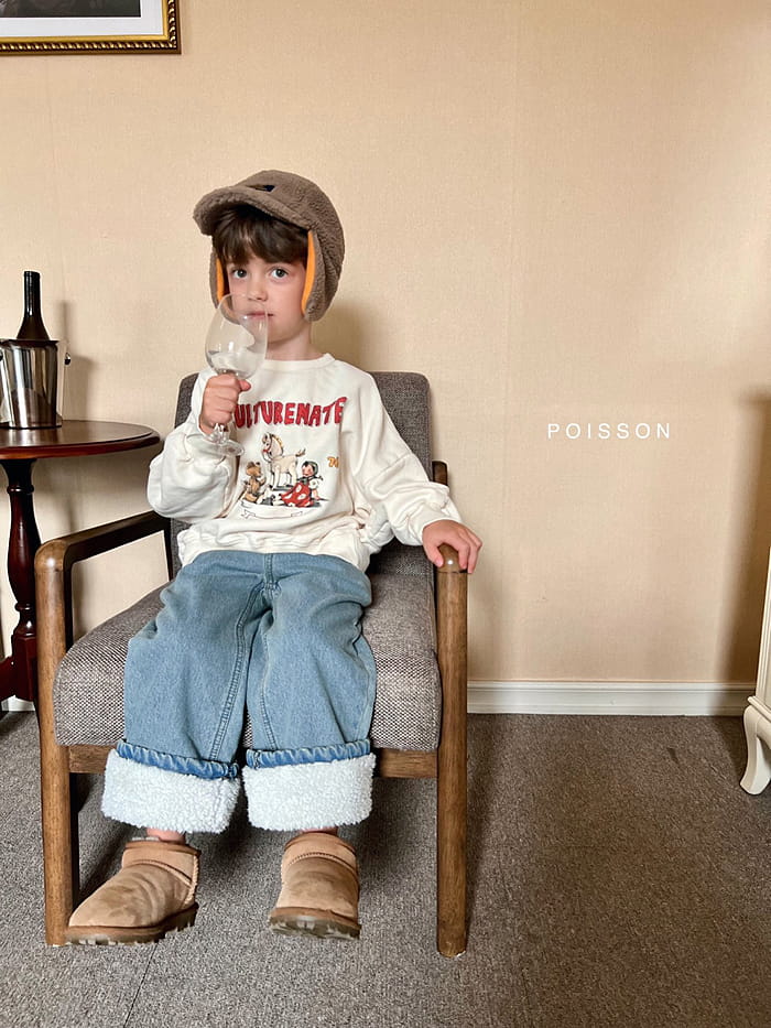 Poisson - Korean Children Fashion - #kidsstore - Dumble Roll-up Jeans - 10