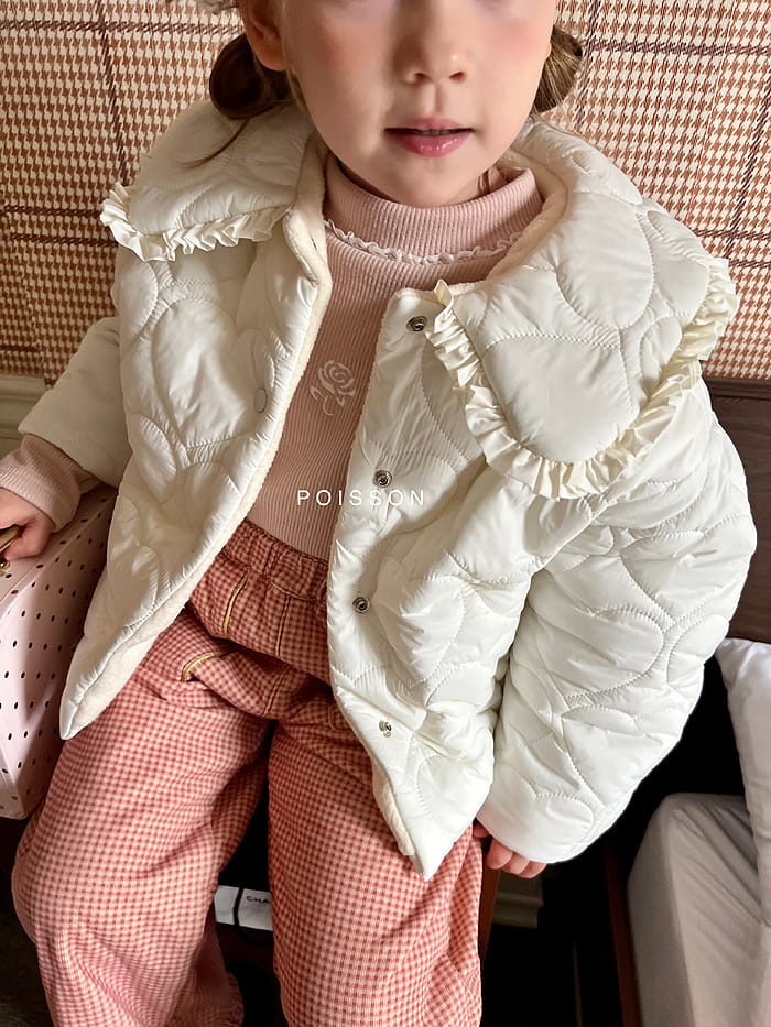 Poisson - Korean Children Fashion - #magicofchildhood - Heart Padding Jacket - 6